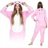 KRÓLIK PIŻAMA KIGURUMI KOMBINEZON ONESIE S