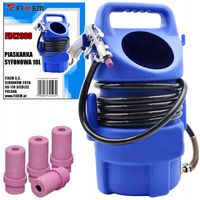 2X PIASKARKA PNEUMATYCZNA SYFONOWA 10L PISTOLET DO CZYSZCZENIA PIASKOWANIA