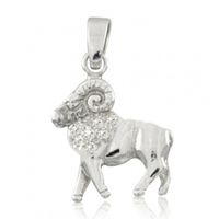 SREBRNY WISIOREK ZNAK ZODIAKU BARAN PRÓBA SREBRA 925