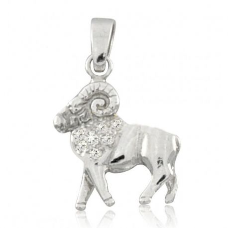 SREBRNY WISIOREK ZNAK ZODIAKU BARAN PRÓBA SREBRA 925 zdjęcie 1