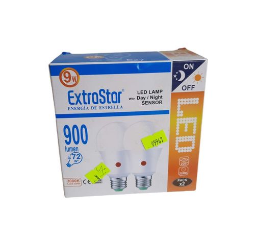Żarówka z Czujnikiem zmierzchu LED E27 9W 2szt na Arena.pl