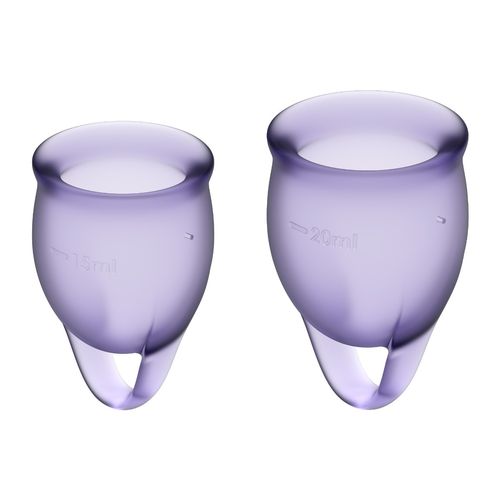 Satisfyer Feel Confident Menstrual Cup Set Lila na Arena.pl