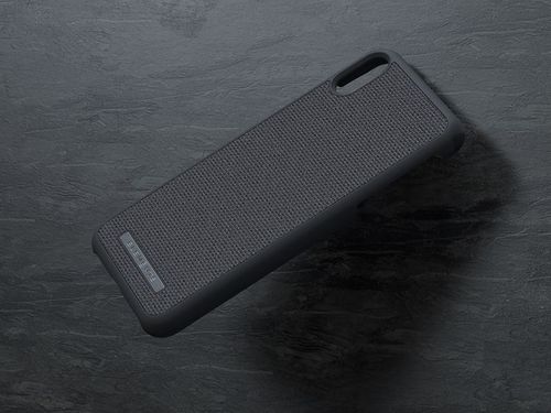 Materiałowe etui do iPhone Xs Max (Dark Grey) na Arena.pl