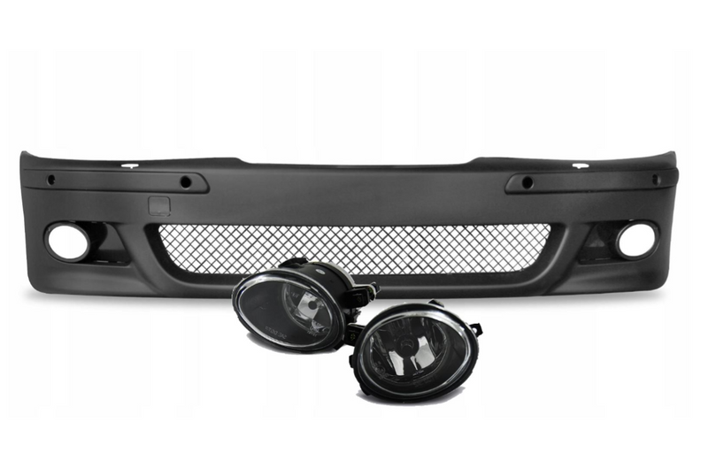 NOWY Zderzak + Halogeny M-PAKIET Do  BMW E39 Od 1996 Do 2003 PDC+ SRA zdjęcie 1