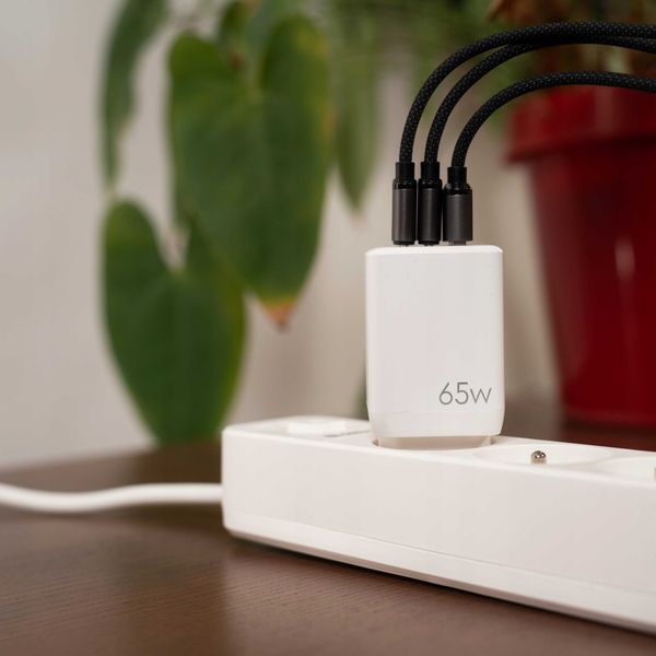 Spacecase Usb Charger 65W Gan Sc009W White zdjęcie 11