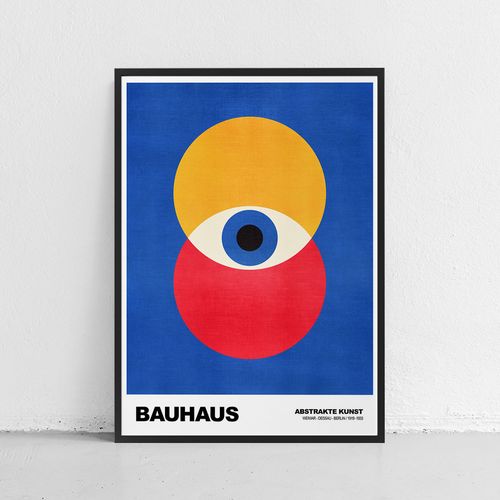 Plakat plakaty w ramce bauhaus oko 61x91 cm w czarnej ramie na Arena.pl