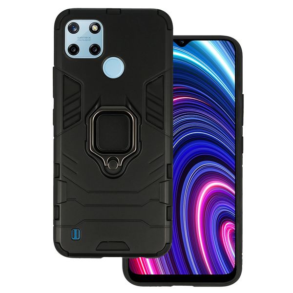 Ring Armor Case do Realme C25Y Czarny zdjęcie 1