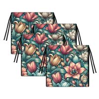 Zestaw 4 poduszek na krzesło ogrodowe TIP 40x40 cm wyjmowany wkład ZOE