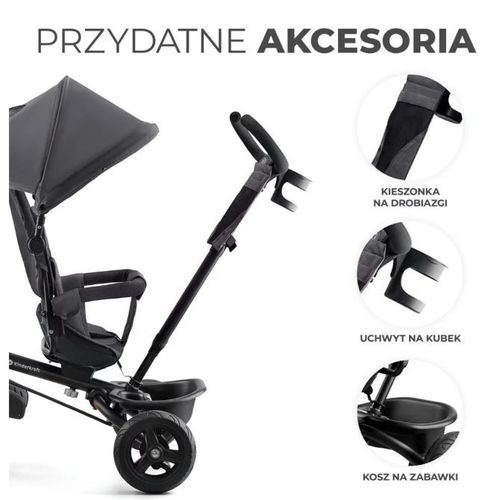 Rowerek Trójkołowy Aveo Malachite Grey na Arena.pl
