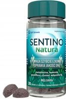 SENTINO Natura żelki na sen melatonina chmiel witamina B6 bez cukru 30 szt.