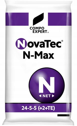 Compo Expert Novatec N-max 25kg Nawóz do Trawy Szybki Wzrost 24-5-5 na Arena.pl