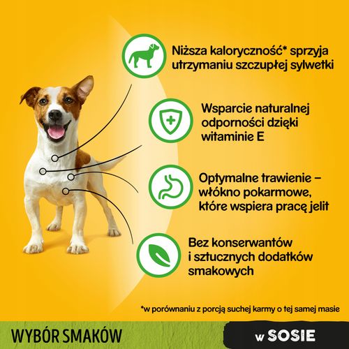 pedigree mixed selection with vegetables sos ind/jag/woł/kur 40x100g na Arena.pl