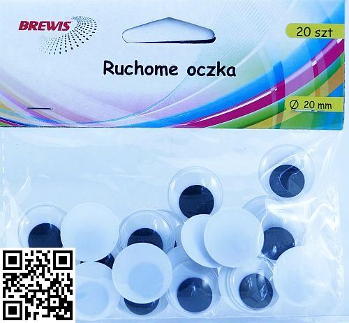 RUCHOME OCZKA 20MM RO12 BREWIS zdjęcie 1