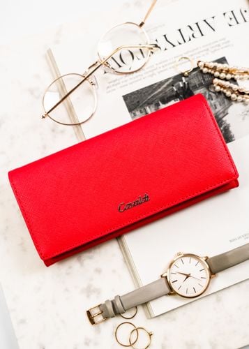 portfel damski pu gd22-sfk-7526 red na Arena.pl