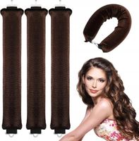 3x WAŁKI DO WŁOSÓW miękkie papiloty lokówki VELVET welurowe efekt blowout