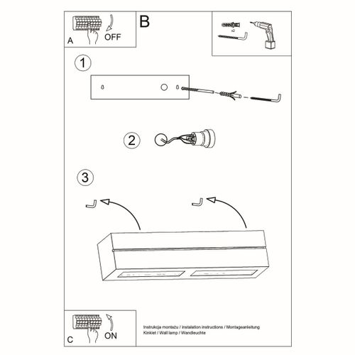 Kinkiet ceramiczny VEGA LINE na Arena.pl
