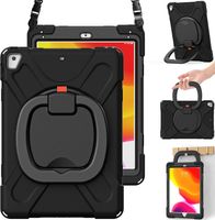 Etui do iPad 8/7 10.2" z Podstawką i Paskiem na Ramię Czarne