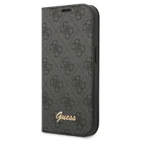 Etui Guess 4G Vintage Gold Logo na iPhone 14 Pro - czarne