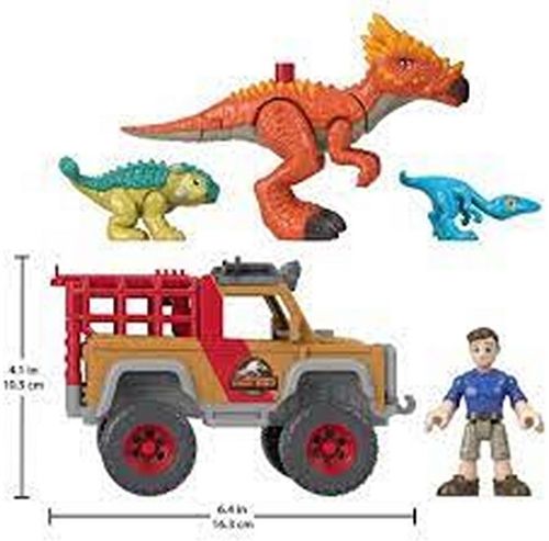 Imaginext Jurassic World Camp Cretaceous samochód na Arena.pl