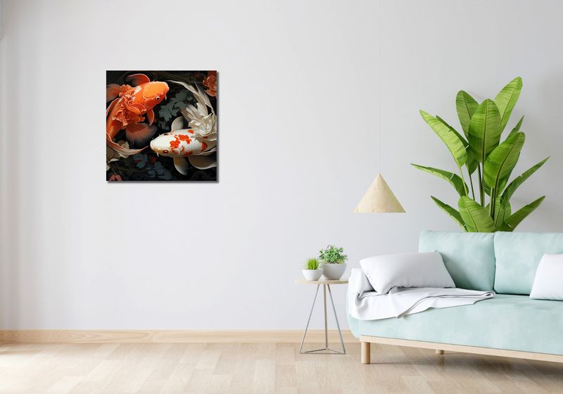 Obraz 60x60cm Harmonijny Taniec zdjęcie 2