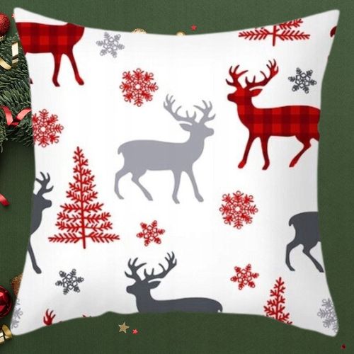 4x ZESTAW POSZEWKA NA PODUSZKĘ ŚWIĄTECZNA POSZEWKI ŚWIĄTECZNE Święta 40X40 na Arena.pl