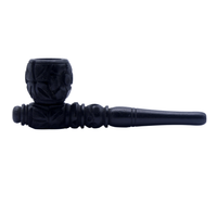 fajka drewniana kawum schwarz rzeźbiona 13cm