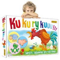 Gra Rodzinna Kukuryku Adamigo Proste Zasady dla Dzieci 3+