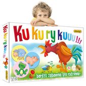Gra Rodzinna Kukuryku Adamigo Proste Zasady dla Dzieci 3+