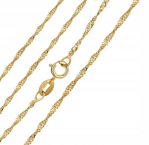 Złoty Łańcuszek kręcony 585 Komunia Chrzest na Arena.pl