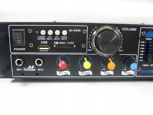 NAGŁOŚNIENIE KOLUMNY GŁOŚNIKOWE 400W + WZMACNIACZ BLUETOOTH USB SD + KABLE na Arena.pl