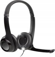 Słuchawki Nauszne Przewodowe z mikrofonem Logitech H390