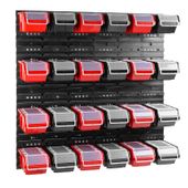 Tablica warsztatowa narzędziowa 80 x 80 cm + 24 kuwet