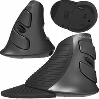 BEZPRZEWODOWA MYSZKA PIONOWA DELUX M618G DB BLUETOOTH ERGONOMICZNA CZARNA