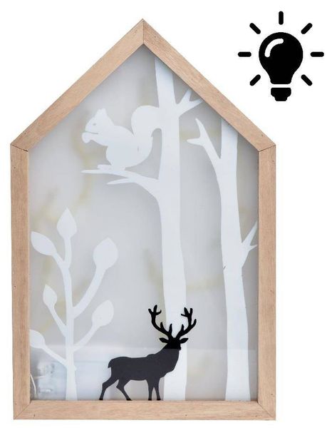 Scenka ledowa las w ramce zdjęcie 1