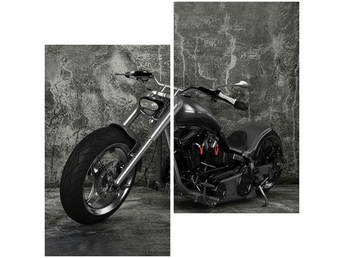 60X60CM CHOPPER DWU OBRAZ ŚCIAN na Arena.pl