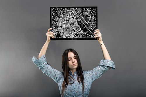 Deco Panel, Plan miasta Wiedeń 120x80 na Arena.pl