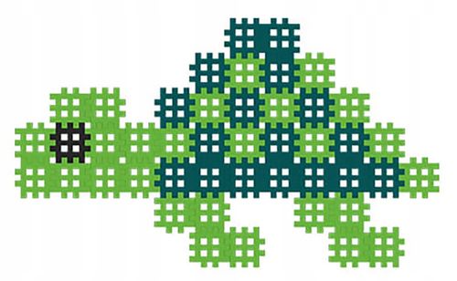 Marioinex Micro Waffle 80 elementów ŻÓŁW - obraz puzzle na Arena.pl