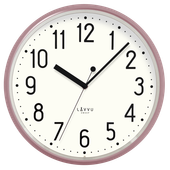 LAVVU Różowy zegar PASTELS SWEEP - 3 LATA GWARANCJA ⌀29,5cm