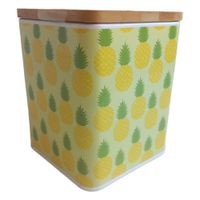 Puszka na Żywność z Bambusową Pokrywką Ananas