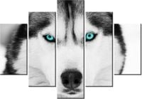 105CM 150CM OBRAZ 5 ELEM GŁĘBOKIE SPOJRZENIE DRUK