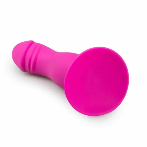 easytoys model pink silikonowy z przyssawką, prążkowana powierzchnia na Arena.pl