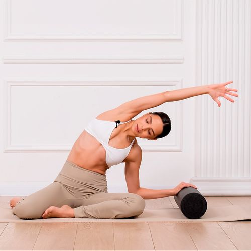 WAŁEK DO MASAŻU ROLLER 15X60CM CZARNY REBEL ACTIVE na Arena.pl