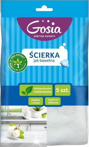 BIO ŚCIERECZKA JAK BAWEŁNA 5 SZT GOSIA na Arena.pl