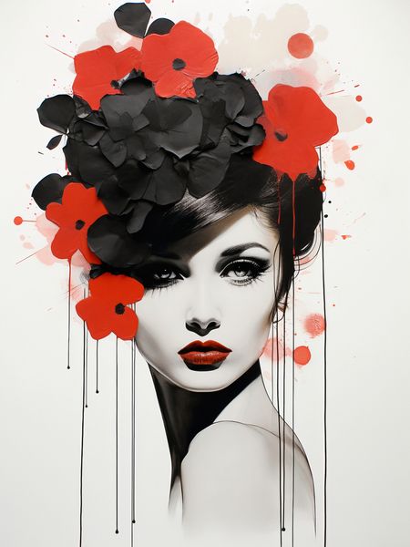 Plakat 60x80cm Kwiatowa Pasja zdjęcie 1