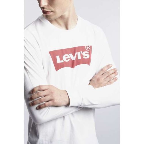 Levi's LONG SLEEVE GRAPHIC TEE 0010 BETTER WHITE M na Arena.pl