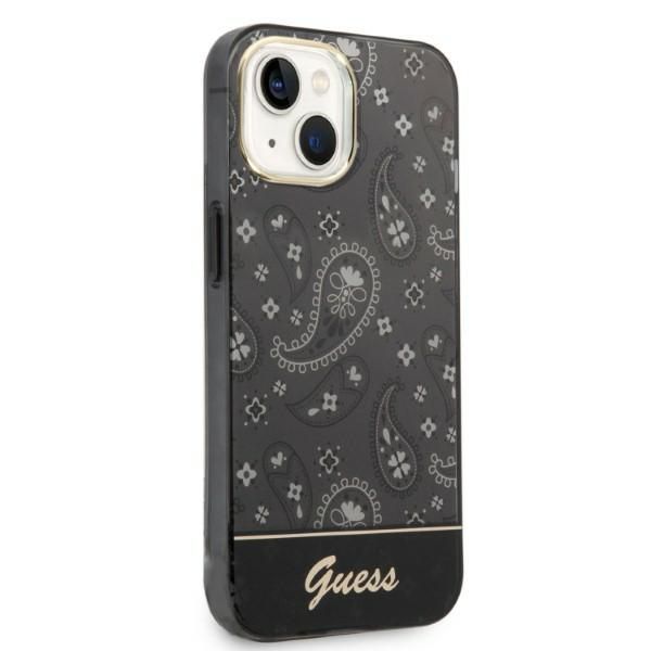 Etui Guess do iPhone 15 Plus, iPhone 14 Plus, Czarny zdjęcie 4