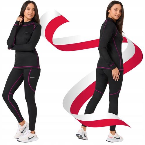 Koszulka Termoaktywna Damska M L Bielizna Odzież Termiczna Bluzka Bluza Róż na Arena.pl