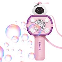 RÓŻOWA PRZYGODA KOSMICZNA MASZYNKA DO PUSZCZANIA BANIEK