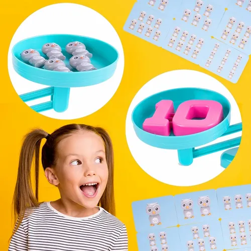 Waga Szalkowa Równoważnia Sowa Nauka Liczenia Sowy na Arena.pl