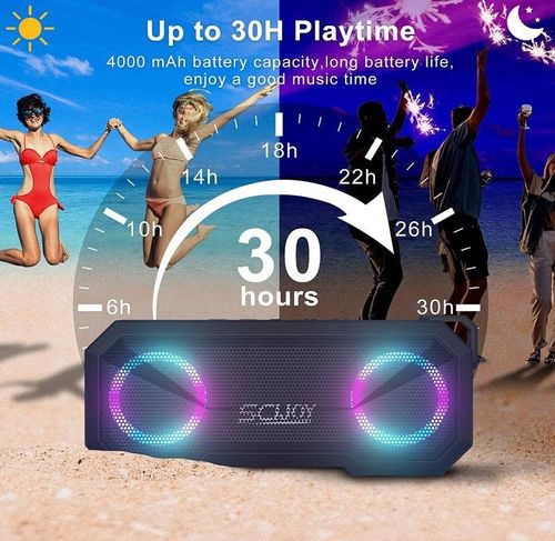 Przenośny Głośnik Bluetooth 30 W Ze Światłem Led na Arena.pl